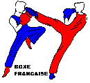 combat bleu rouge